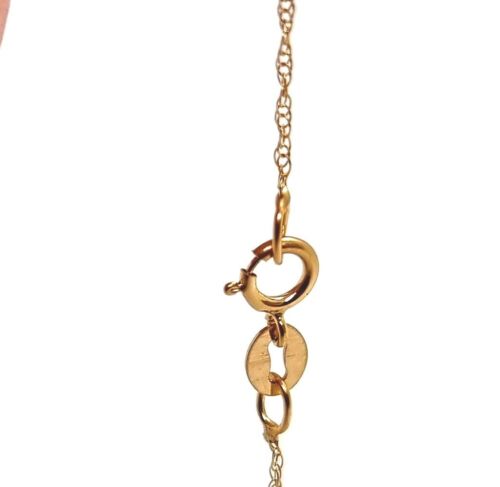 CADENA DE COLLAR TORCIDO DE ORO FINO PRÍNCIPE DE WALES DE 9 quilates - 0,8 mm - VARIAS LONGITUDES - Imagen 11 de 15