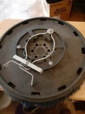 15" BLUE SCRUB BRUSH WITH CLUTCH PLATE