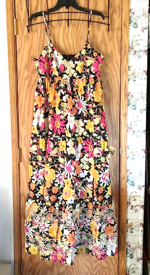 chinese dress ladies Lace-Trim Satin Floral Maxi Dress