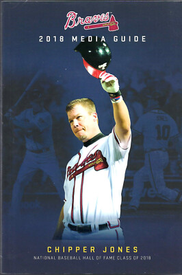 2018 Atlanta Braves Baseball Media Guide - Chipper Jones Hall of Fame ...