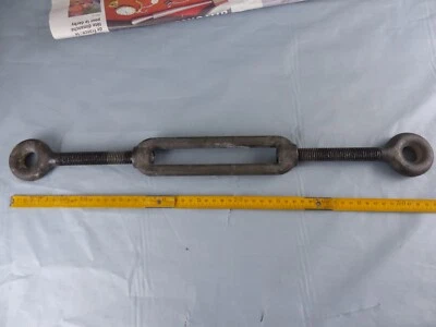 Ancien grand tendeur à oeil en acier , longueur max: 55 cm , poids 1,8 kg GBF 59 - Photo 1/3