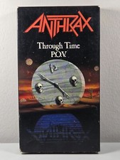 Anthrax, Through Time P.O.V. (VHS, 1990) Heavy Metal Rock Videos 1985-1990