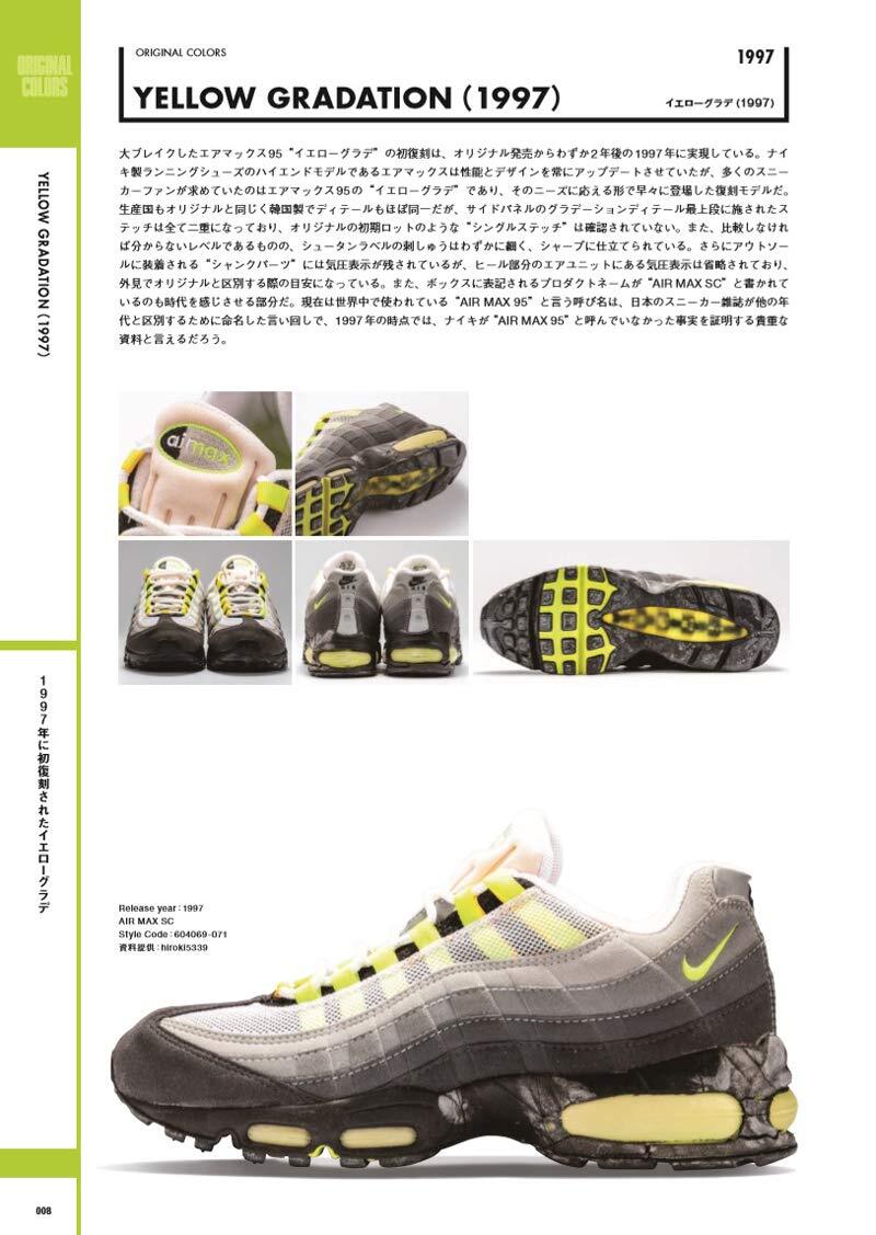 Air Max 95 Collection YELLOW GRADATION Sneaker Fan Book