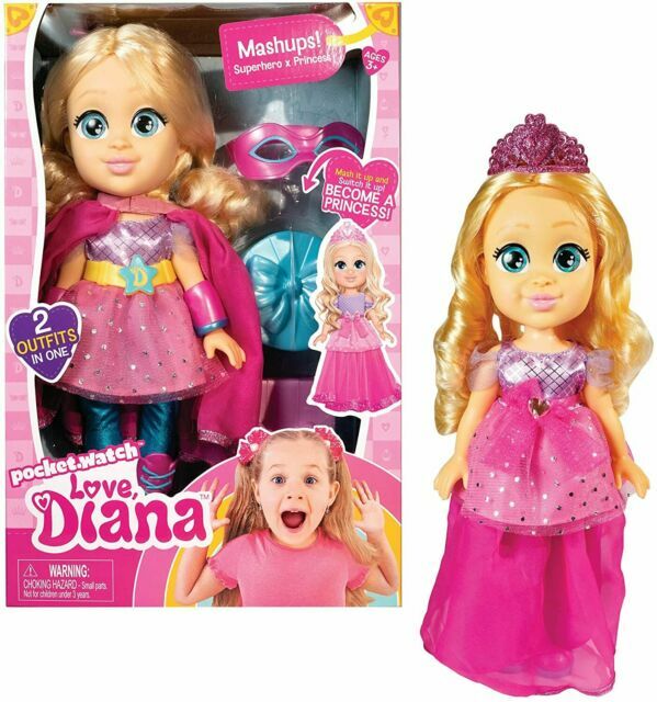 GIOCHI PREZIOSI LOVE, DIANA BAMBOLA MASHUP SUPEREROE X PRINCIPESSA