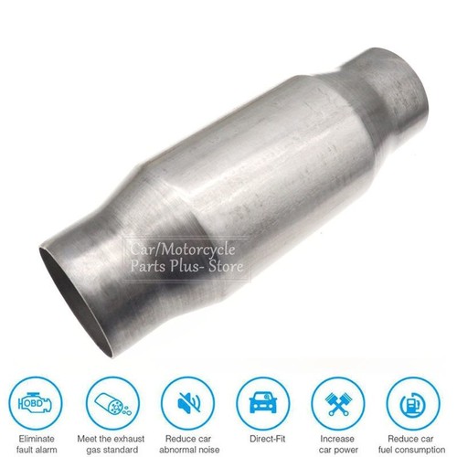 3" SPORTS EXHAUST CATALYTIC 400 CELL CONVERTOR CAT UNIVERSAL STAINLESS STEEL - Picture 11 of 11