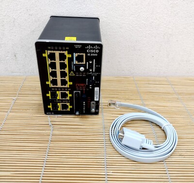 Cisco IE-2000-8TC-G-E IE2000 8FE Copper 2GE Combo Lan Base 1588