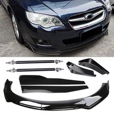 For Subaru Legacy GT Front Bumper Lip Splitter Spoiler Body Kit Side Skirt