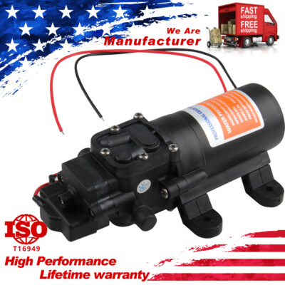 #ad 12VDC 1.2GPM 35PSI 21 Series Diaphragm Water Pressure Pump Marine RV Boat Camper $32.59