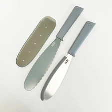 Kuhn Rikon Stainless Steel Sandwich Knife & Spreader Set K85467 NEW GREY