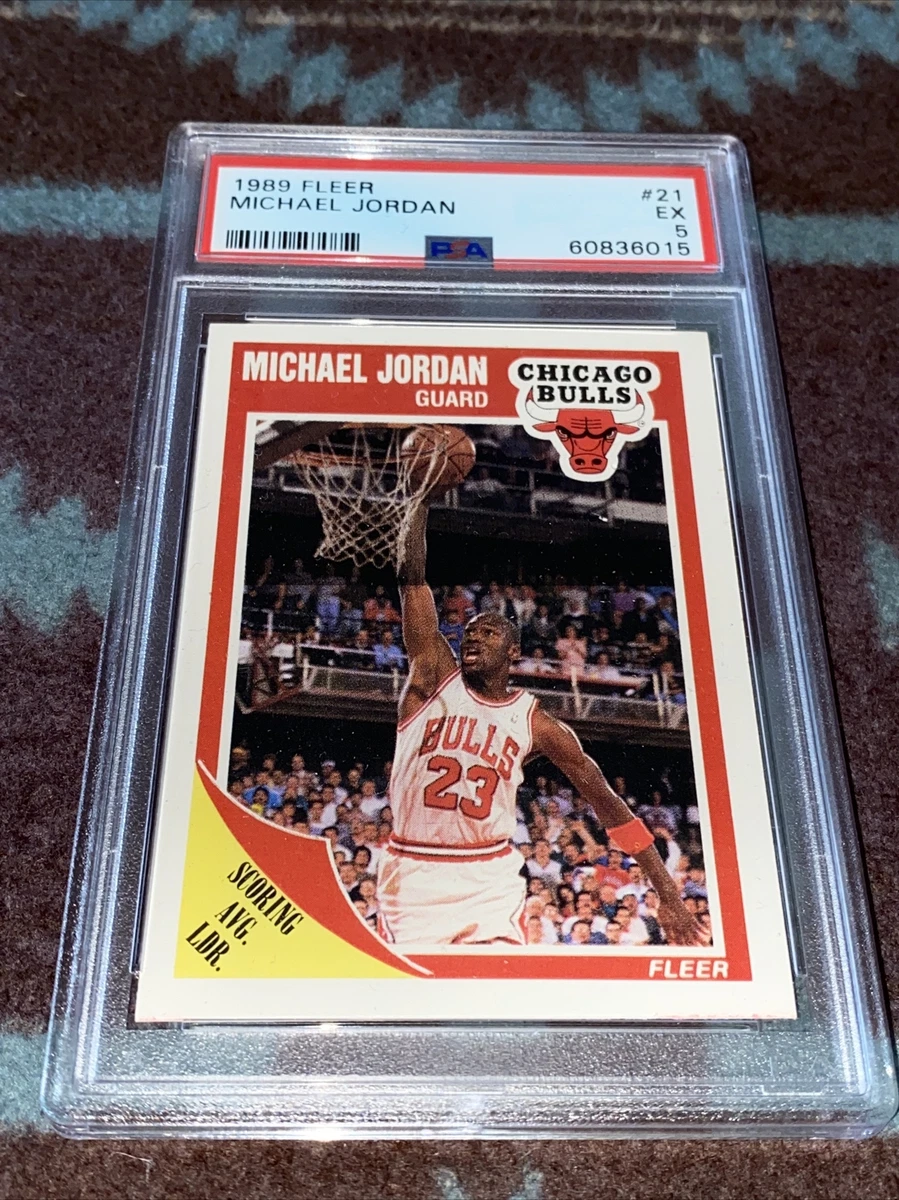 1989 Fleer Michael Jordan 21 Basketball Card Bulls HOF PSA 5 eBay