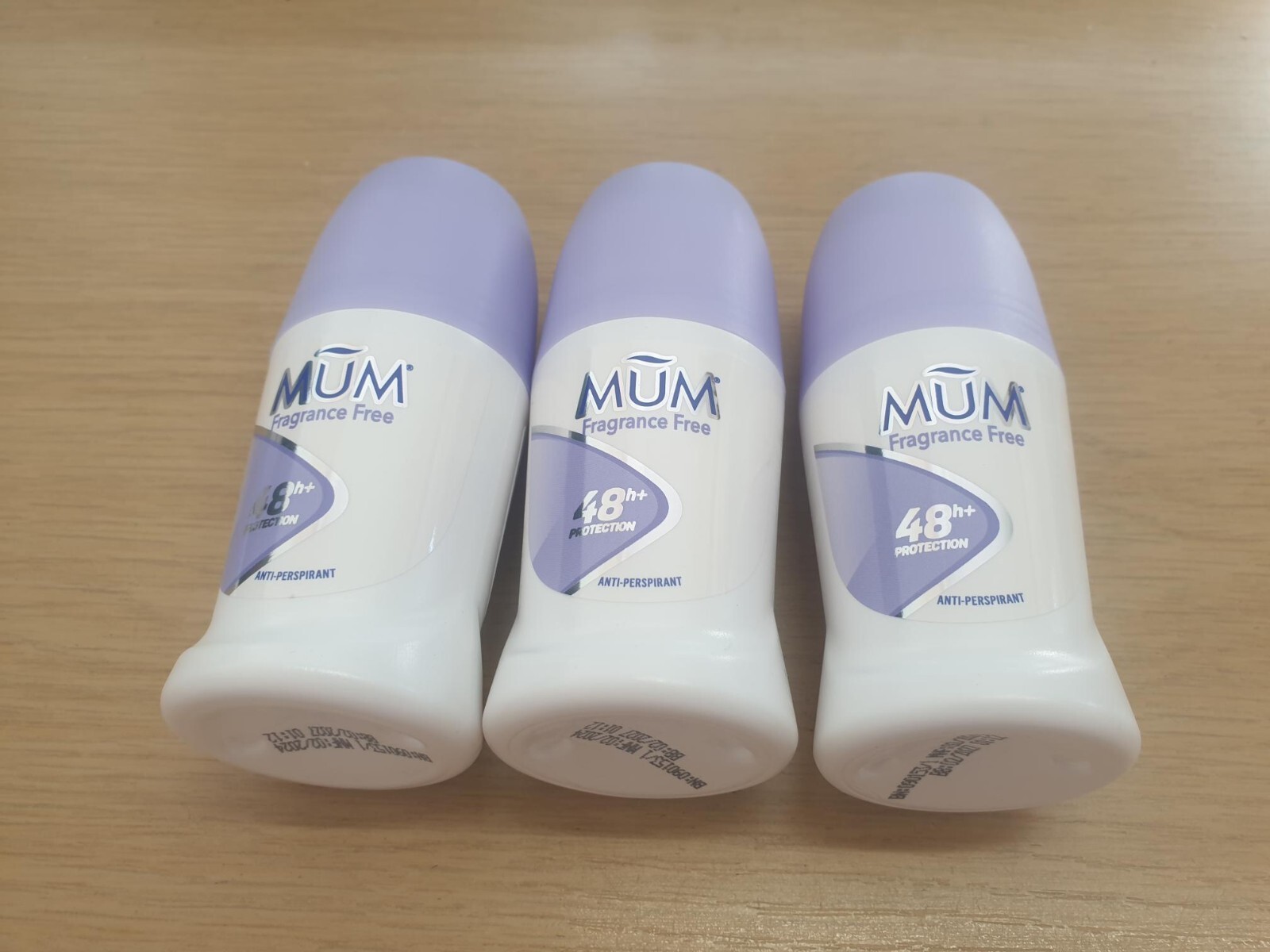 Mum Fragrance Free Anti-Perspirant Roll On 45ml X3 JUST £9.49 FREE POST