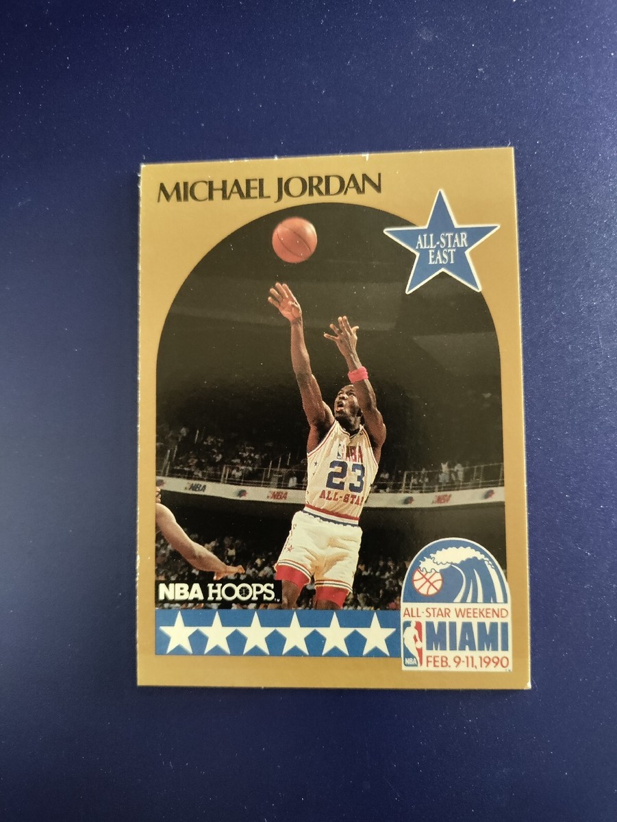 1990 NBA Hoops Michael Jordan All Stars East Card #5 NM/MT Condition