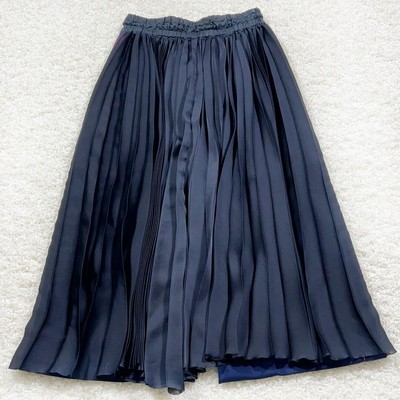 sacai 22AW Technical Jersey Skirt 22-06185 Elastic Waist Red