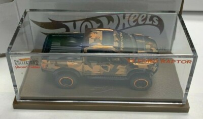 Hot Wheels 2021 Red Line Club Car RLC Brown Camo '17 Ford Raptor