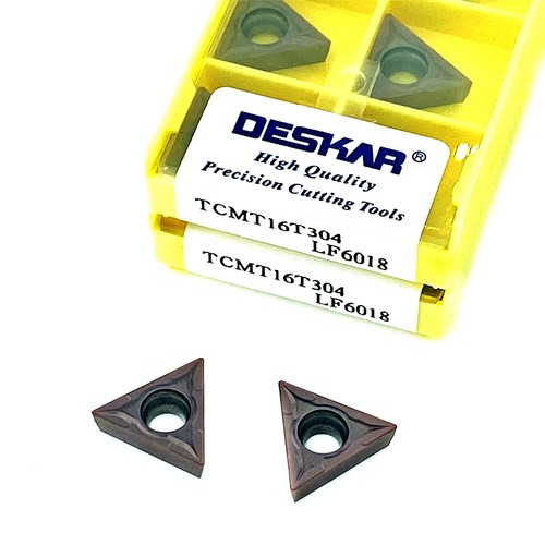 DESKAR 10P TCMT160T304 LF6018 CNC Carbide insert Turning Inserts For STFCR/0 - Picture 2 of 6