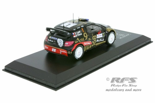 Citroen DS3 WRC Sebastien Loeb Rallye de France 2013 1:43 IXO DCC Collection - Bild 2 von 3