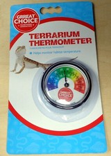 GRREAT CHOICE Terrarium Thermometer NEW 