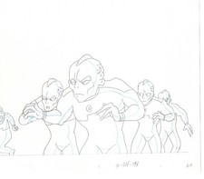 Street Sharks DIC Production Animation Cel Drawing 1994-1997 C-43