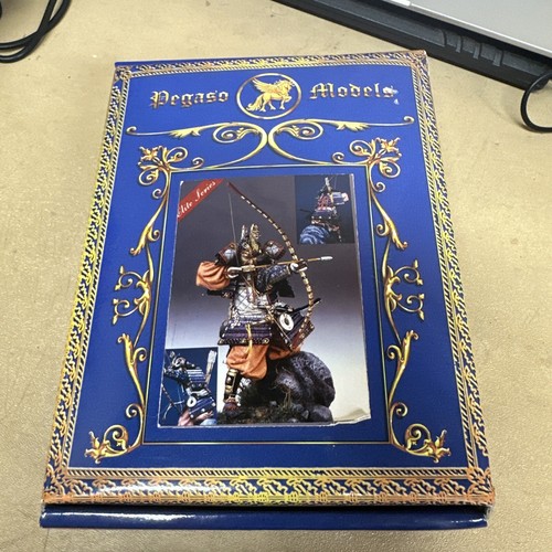 Pegaso Models 90-028 90mm Samurai Archer Metal Figure Kit - Picture 2 of 7