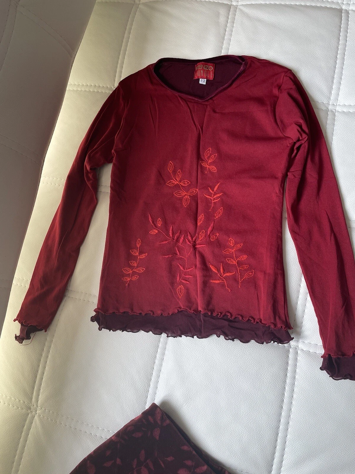 Kenzo Designer Set gonna e top + maglietta età 12 nuovo senza etichette