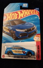 Hot Wheels 2025 Case N 2018 Honda Civic Type R Blue. Brand New Sealed