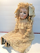 Queen Louise Antique Doll Bisque Head Compo Jointed Body Well Strung Pretty 24"