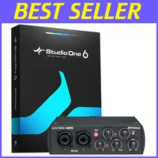 Versatile USB 2.0 Audio Interface with Phantom Power & Studio Software Package