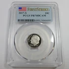 2017 S PCGS PR70 DCAM - Clad Roosevelt Dime 10c Ten Cent US Coin #59670A