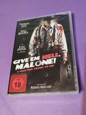 GIVE 'EM HELL MALONE DVD (ACTION-THRILLER) VING RHAMES / FSK 18 / NEU & OVP  