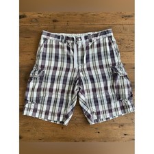 Vintage Polo Ralph Lauren Madras Plaid Cargo Shorts Men's 40