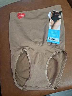 ASSETS By SPANX Shapewear Womens Small Beige Comfort High-Waist Control Briefs