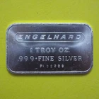 1981 ENGELHARD One Troy Ounce 999+ Fine Silver - Near Solid S/N: PI22228