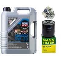 MotoröL Filter Set Liqui Moly 5W-30 5 Liter + Schraube FüR Suzuki Grand Vitara I