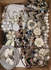 Costume Jewelry Lot ALL WEARABLE 11+lbs. Vintage-Mod Treasure Hunt #163