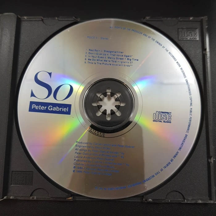 PETER GABRIEL So UK NIMBUS EX/EX(CD) - Bild 3 von 4