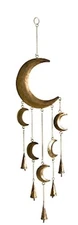 Metal Celestial Crescent Moon Wind Chime!