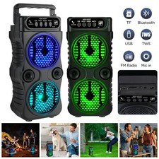 Bluetooth Lautsprecher Tragbare Musikbox Outdoor Lautsprecher TWS/ USB /FM-Radio