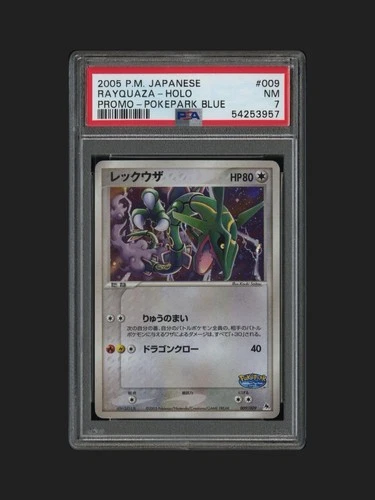 Rayquaza - Holo Japanese #009 Pokepark Blue 2005 PSA Grade 7 Near Mint