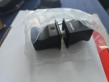 981.77.014 HAFELE Square Steel Shower Door Knob Black MATT