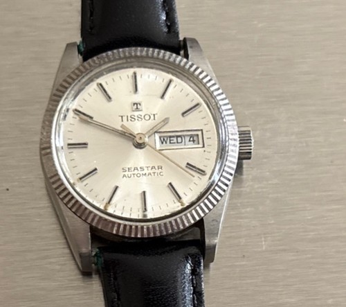 Vintage Tissot Seastar Automatic Date Ladies Watch working - Picture 9 of 12