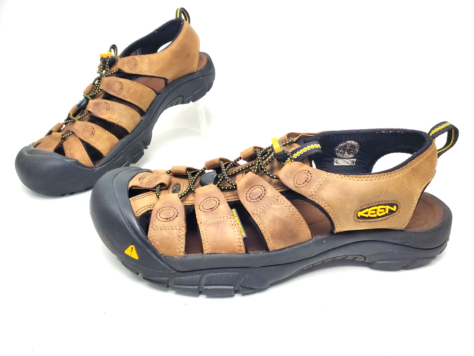 KEEN Newport sandali impermeabili in pelle da trekking acqua da uomo US 12