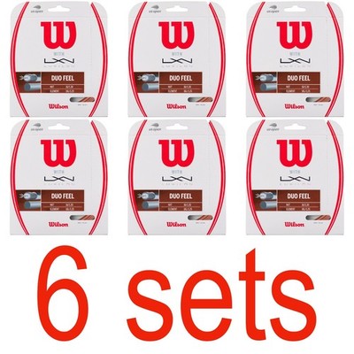 Wilson Duo Feel Hybrid Tennis String 6 Sets