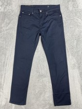 Levis 502 Jeans Mens 29x32 Blue Tapered Stretch Denim Dark Wash All Seasons