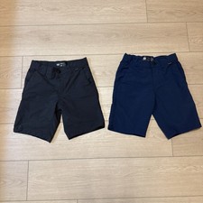 Hurley Boys Hybrid Shorts Size 10 Gray and blue H2O-DRI Perf Casual Walk Shorts