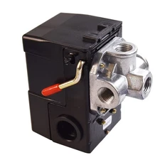 Heavy Duty 20 Amp Air Compressor Pressure Switch Control Valve 90-125 PSI 4 Port