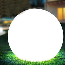 Lampada Sfera Luminosa Da Giardino Esterno Impermeabile IP65 Con Picchetto Attac