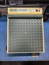 Medi-Rub Massager 2000 Plus MR-3F 2 Speed Vibrating Foot Massager MADE USA Works