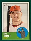 2012 Topps Heritage MIKE TROUT 1st Year Heritage #207 - Angels