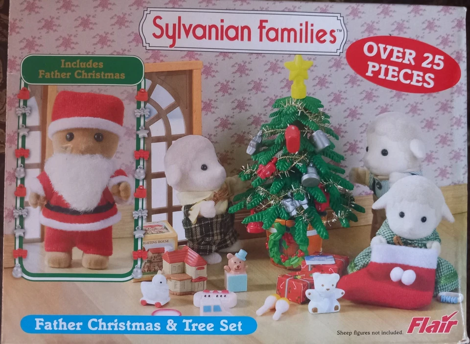 Sylvanian Families Father Christmas & Tree Set Flair New Over 25 Pieces 2006 UK