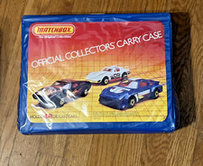 Vintage Matchbox Official Collectors Carry Case 48 Cars 1983 w/ Vintage Cars
